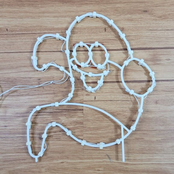 Seasons Dazzlers Halloween Light Up Ghost Silhouette Works 45 Lights VTG 1996 - Picture 2 of 8